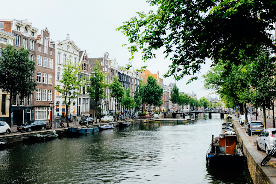 Old centre in Amsterdam