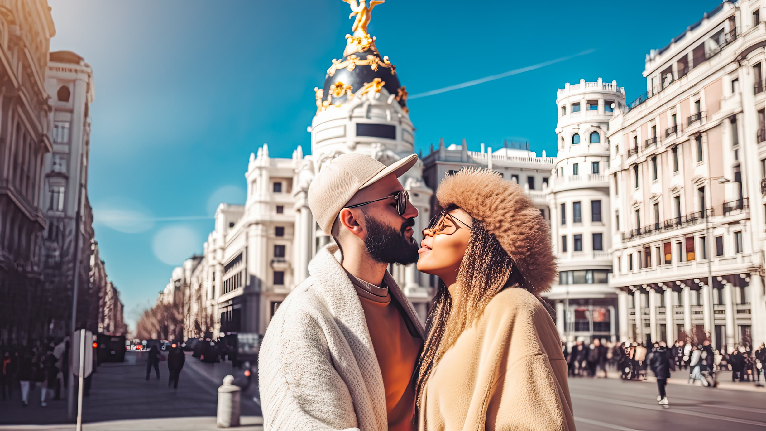 Couple in Madrid 
