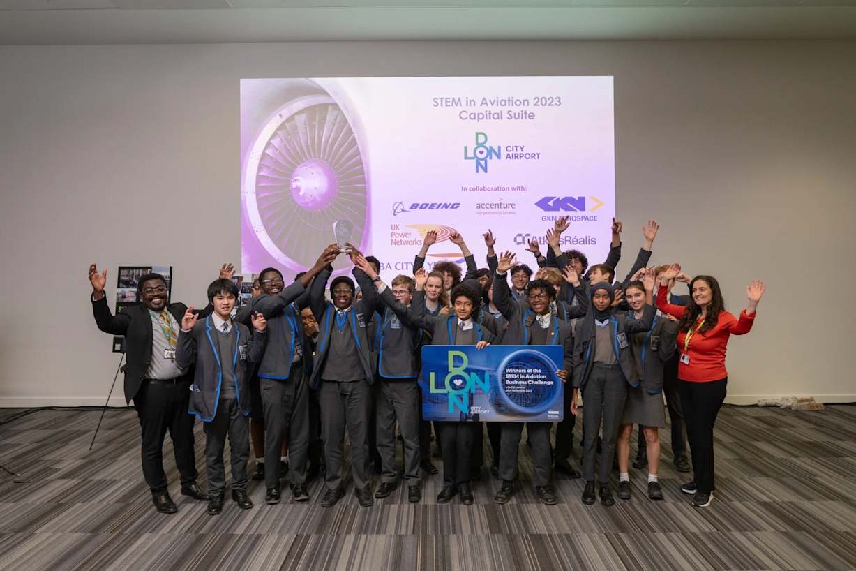 Over 500 East London students participate in London City Airport’s ‘STEM in Aviation Day’