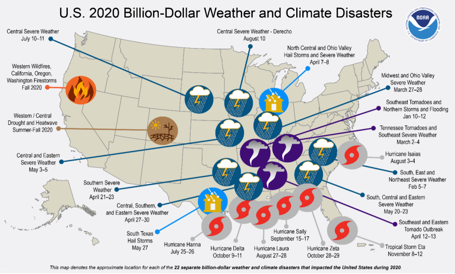 climate disaster visual