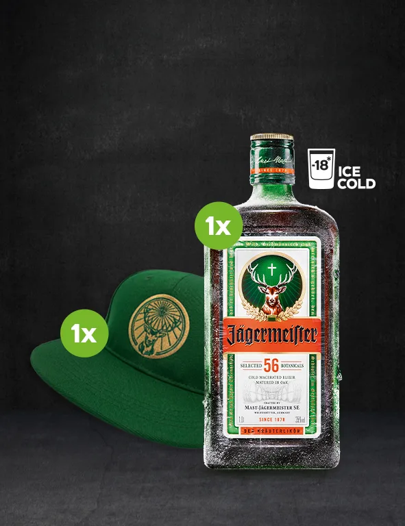 Bundle Jägermeister s luxusním kšiltem