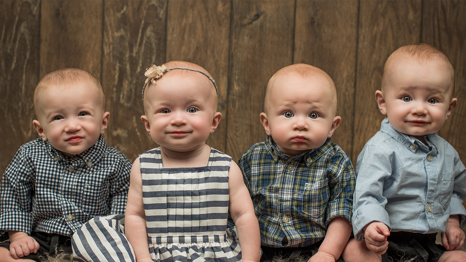 Identical Quadruplet Babies