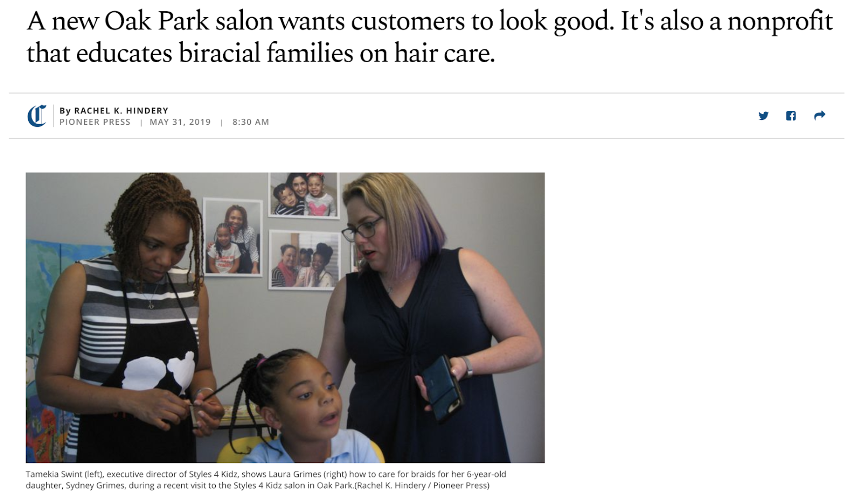 Transracial Adoption Hair