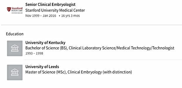 Embryologist Bio