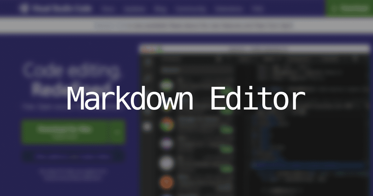 vscode-markdown-editor