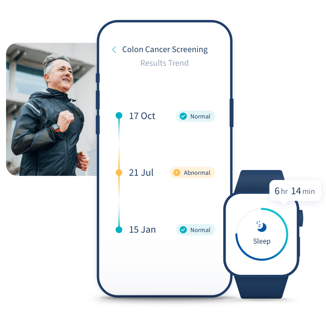 FIT Colon Screening Test App Results Screen 