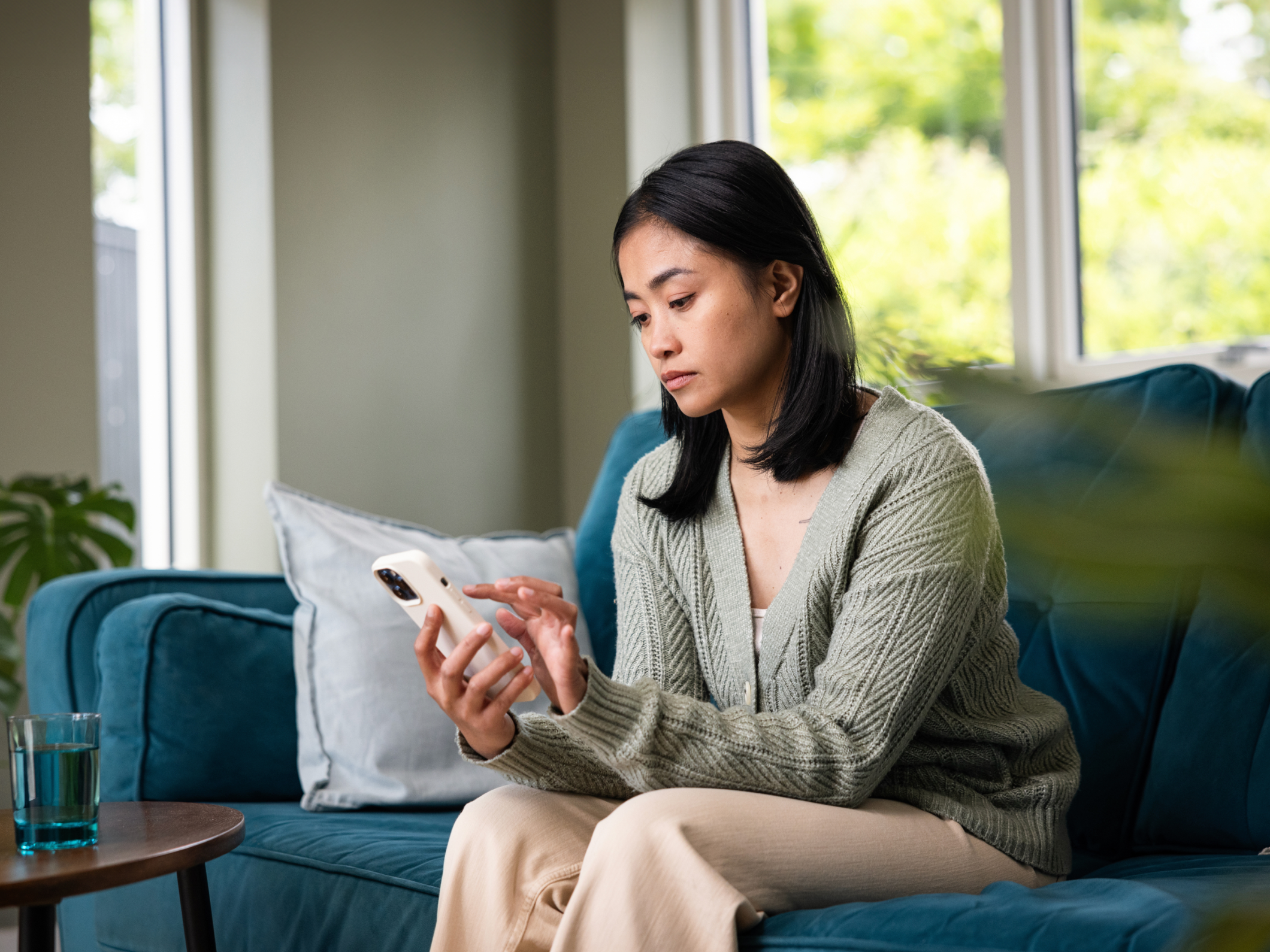 Woman using her phone Woman using her phone