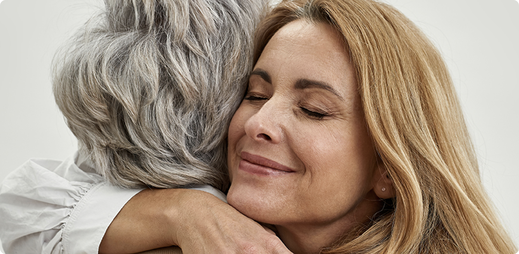 Family embracing each other