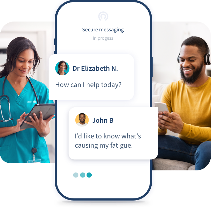 Healthcare provider and patient messaging