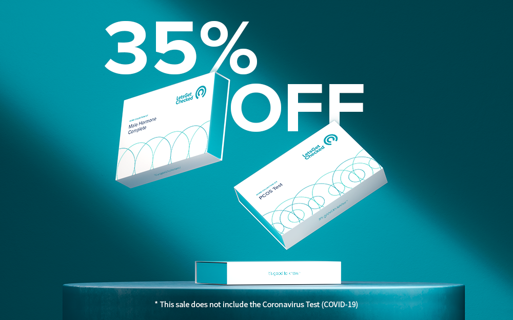 35% off selected health tests