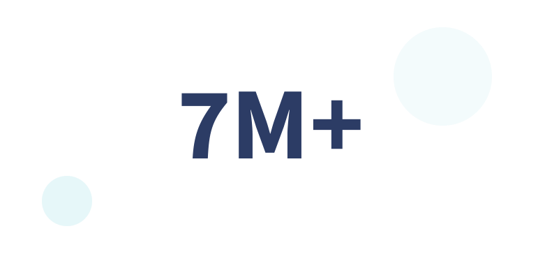 Over seven million Over seven million