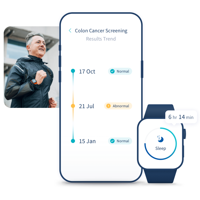 FIT Colon Screening Test App Results Screen 