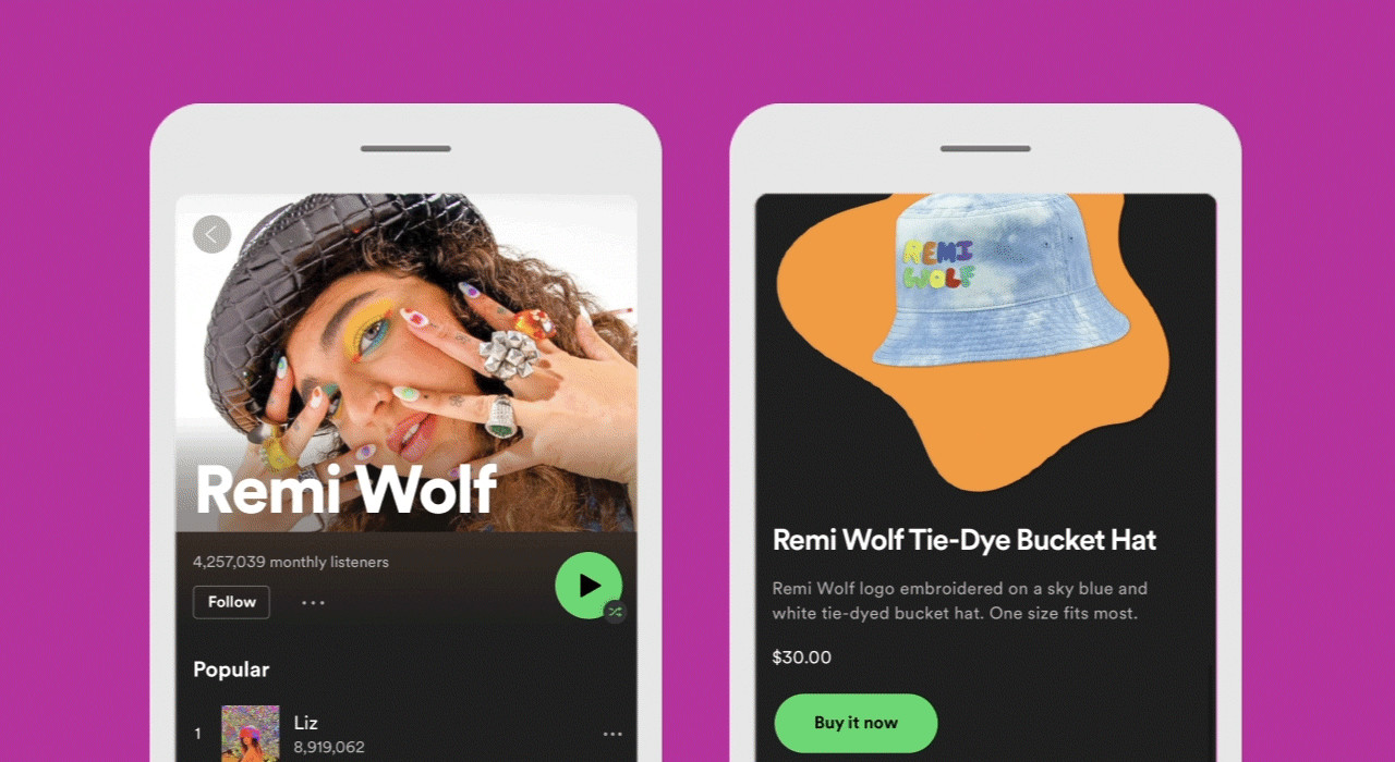 Aannames, aannames. Raad eens Abstractie Bermad Spotify en Shopify: maak van je artiestenprofiel een virtuele  merchandisetafel – Spotify for Artists