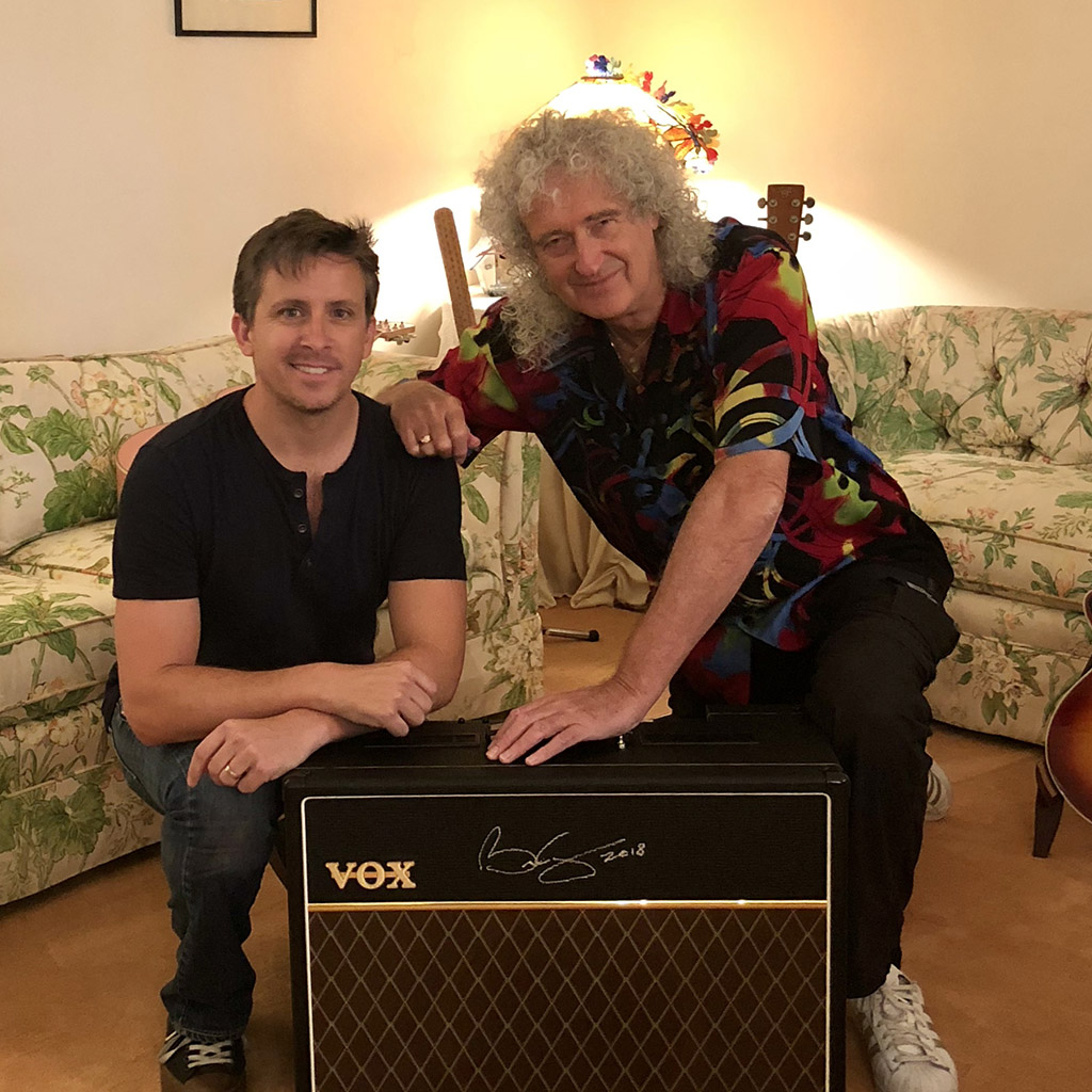 Tom Cusimano and Brian May (Queen), VOX artist