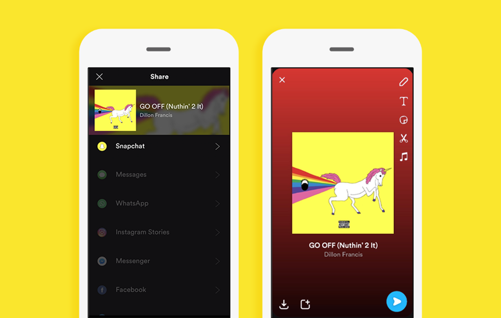 Share Your Music in a Snap – News – Spotify for Artists