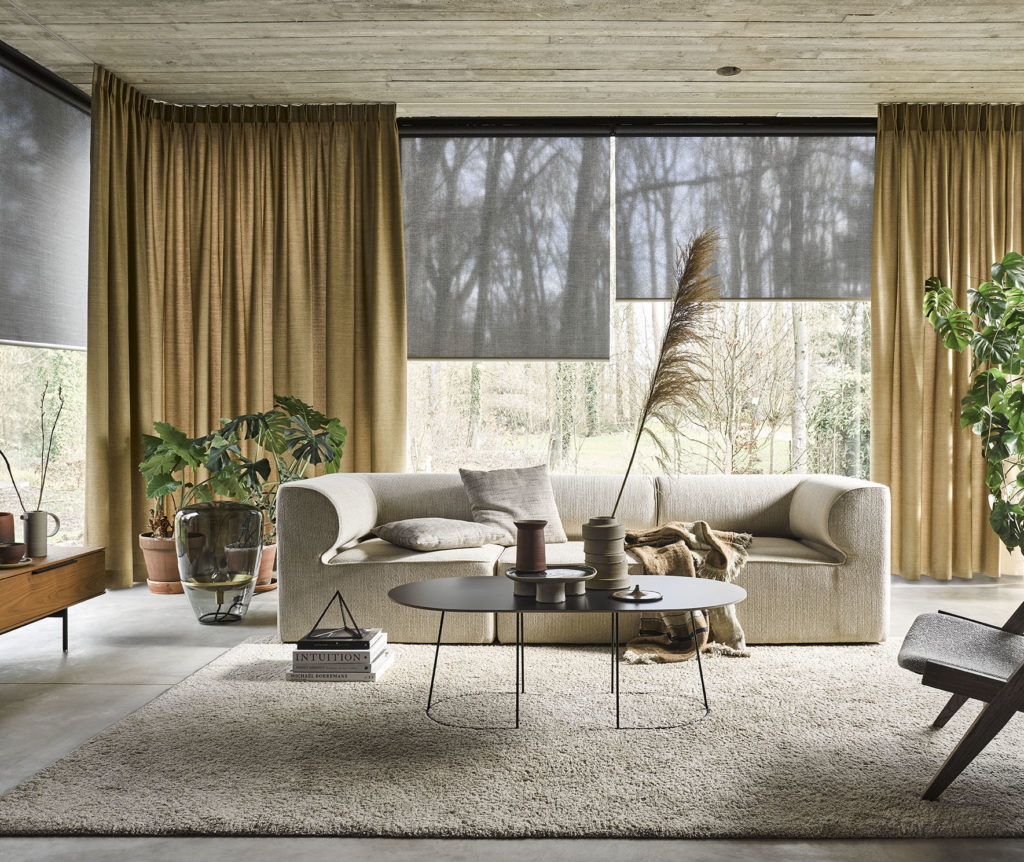 Transparante rolgordijnen