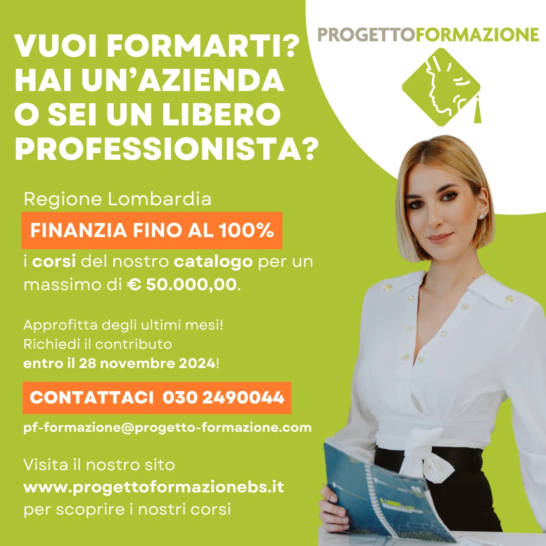Vuoi formarti? Hai un'azienda o sei un libero professionista?