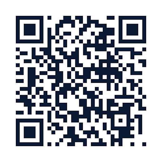 QR code linking to the IMG Academy alumni homecoming RSVP form