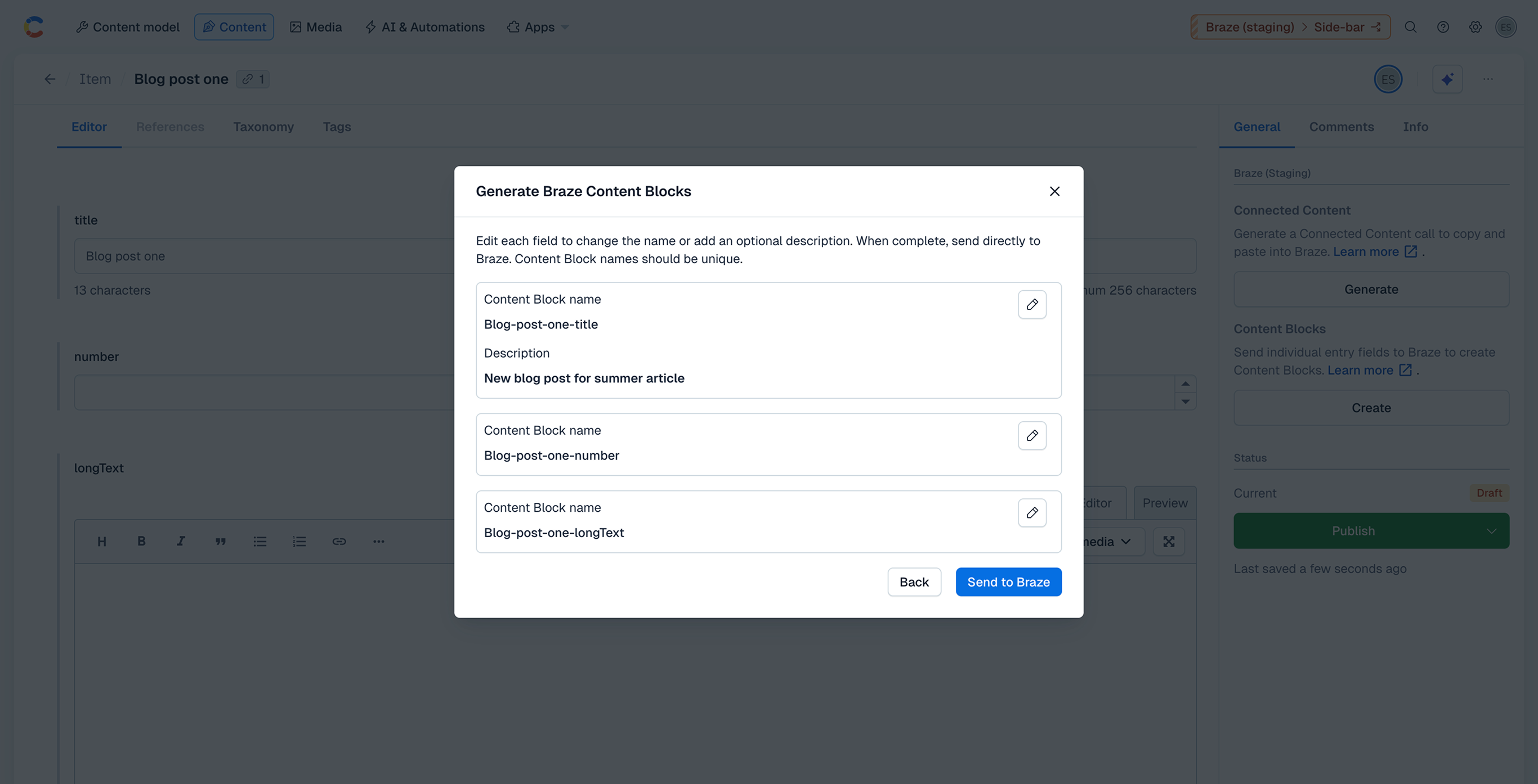 v2 Save Content Block to Braze