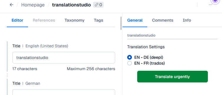 translationstudio app screenshot