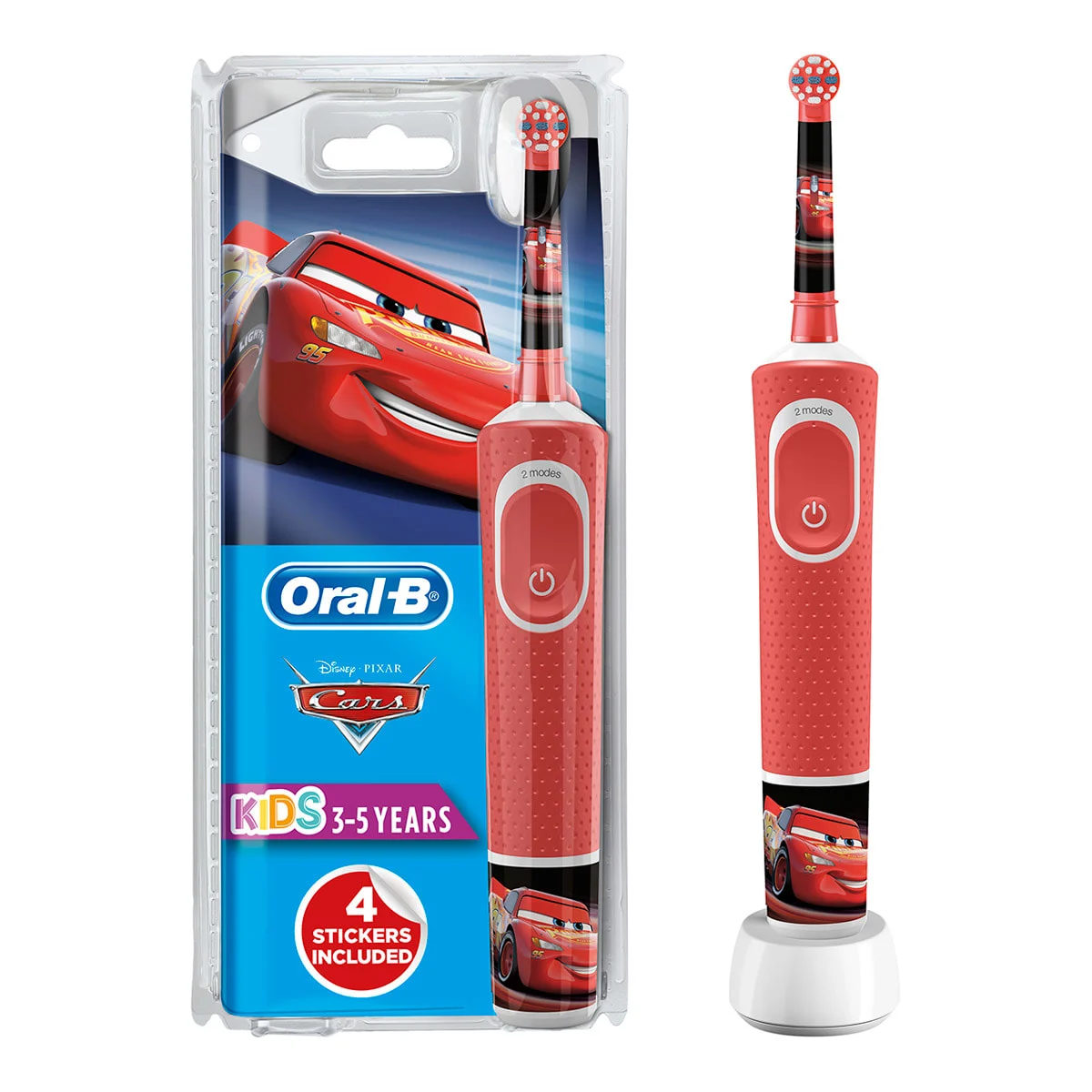Oral-B Kids Electric Toothbrush Disney Cars Powered By Braun 