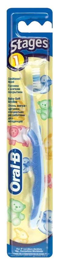 Oral-B Stages 1 Baby Toothbrush (4-24 Months)