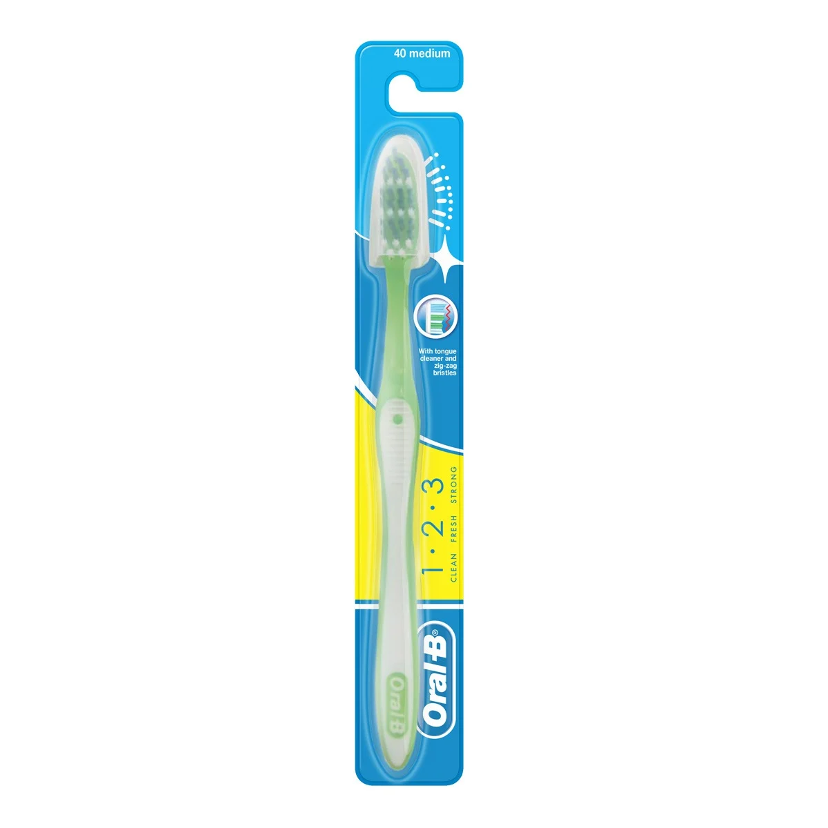Oral-B 123 Classic Care Medium toothbrush 