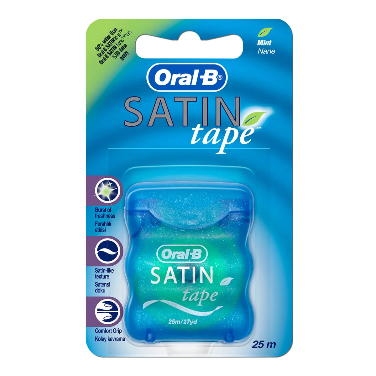 Sociedad Año Mirar furtivamente Oral-B Satin Tape Mint | Oral-B