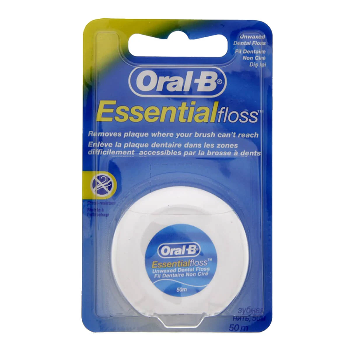 Oral-B Essential dental floss unwaxed 