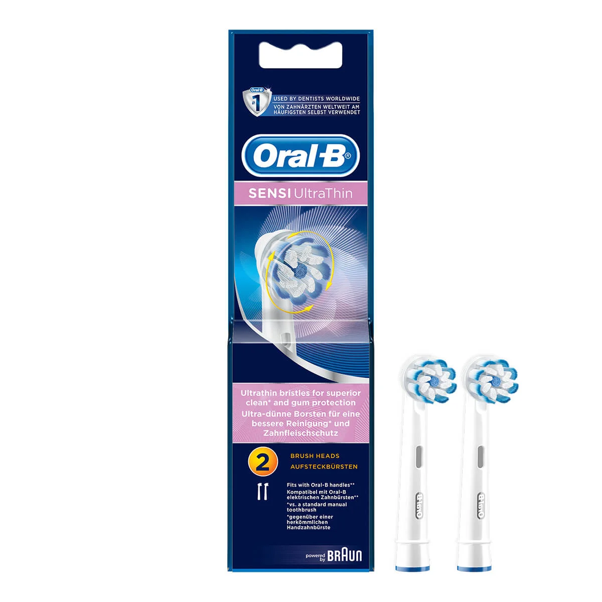 Oral-B Sensi Ultrathin Electric Toothbrush Heads 