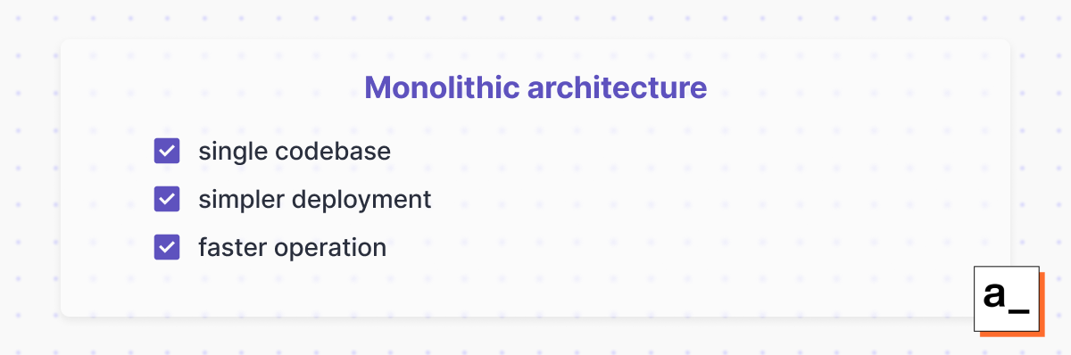 monolithic-architecture-description