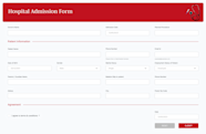 Design An Intuitive Hospital Admission Form