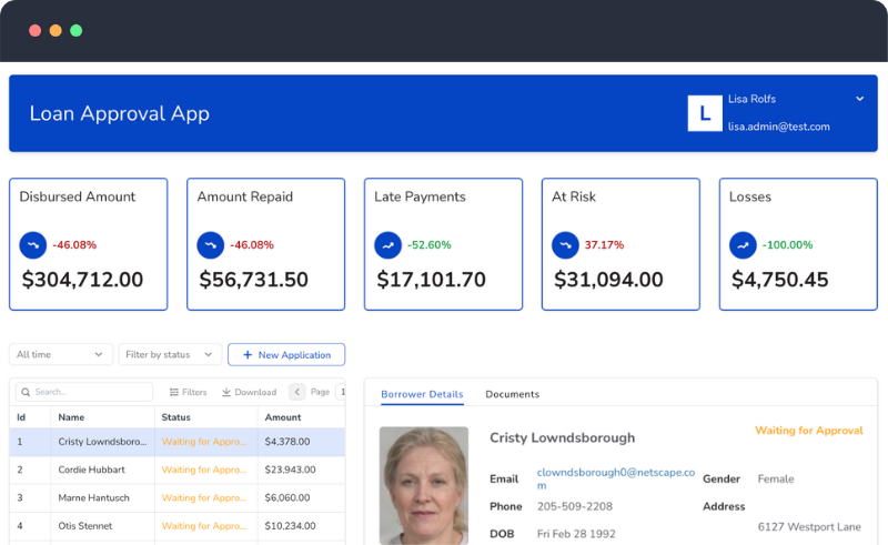 Loan Approval App Template