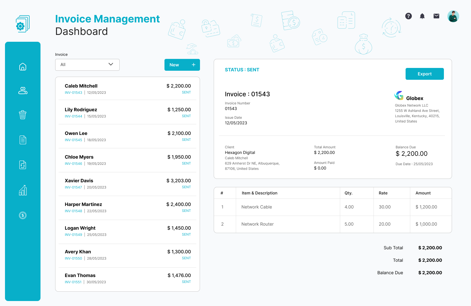 Streamline Invoice Processing with an Intuitive Dashboard