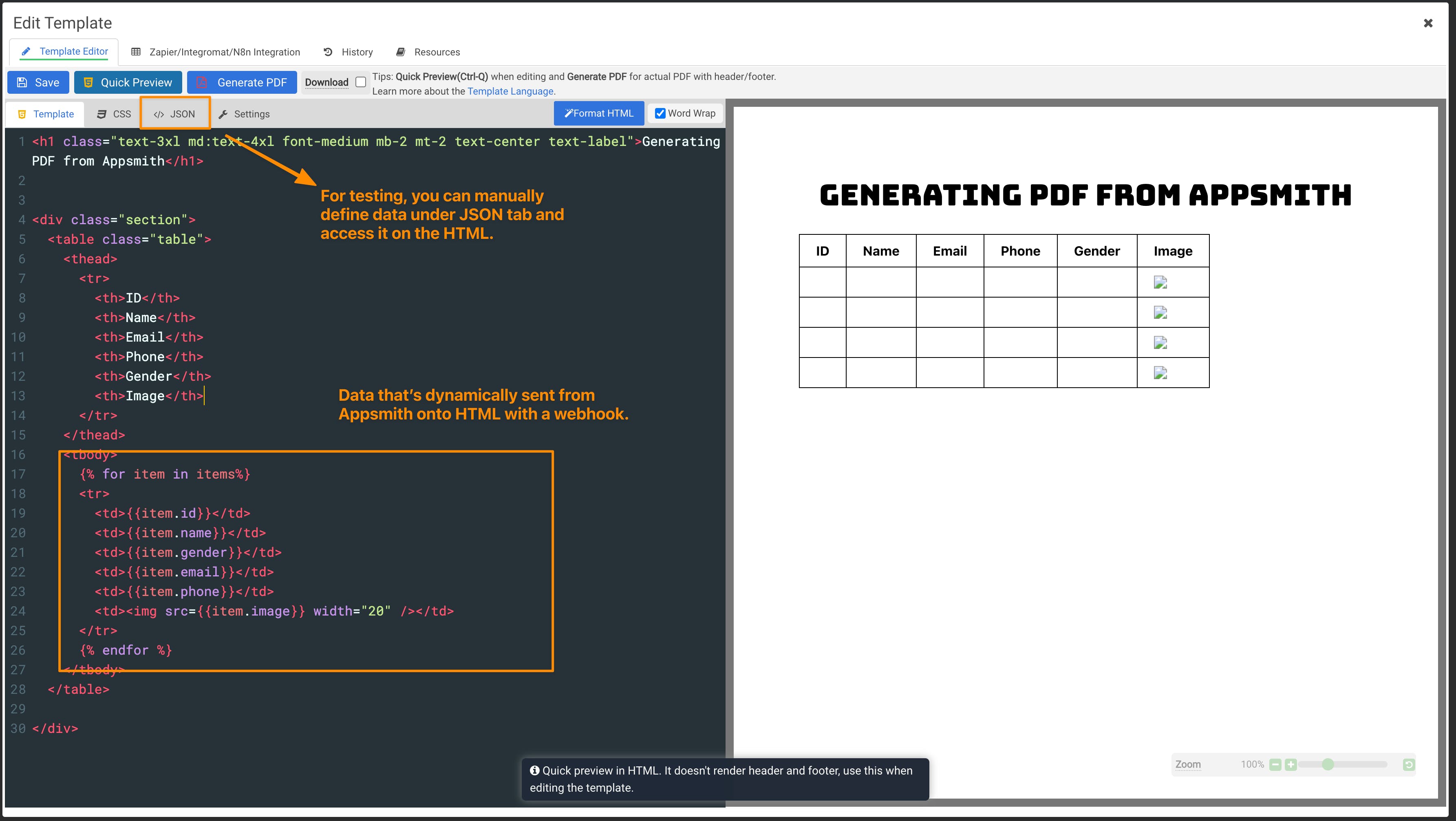 Image 4 | Build a Tool to Generate PDF Files with APITemplate and n8n