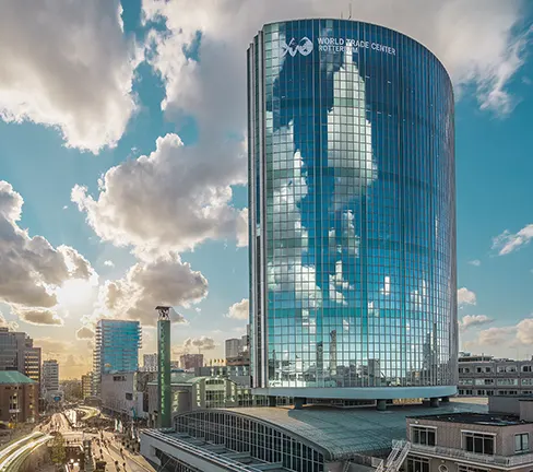 Outdoor image of an office building