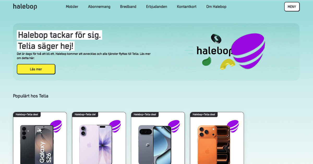 Halebop försvinner