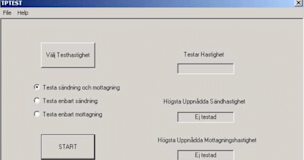 TPTEST skärmbild