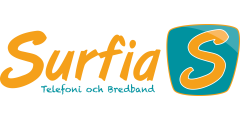 Surfia telefoni och bredband logotyp