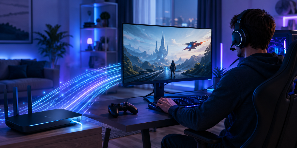 internethstighet för gaming