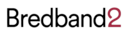 Bredbandsleverantören Bredband2 nya logotyp december 2021
