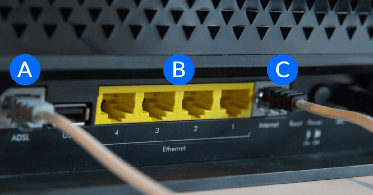 router för telejacket/ADSL