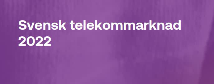 svensk telekommarknad 2022