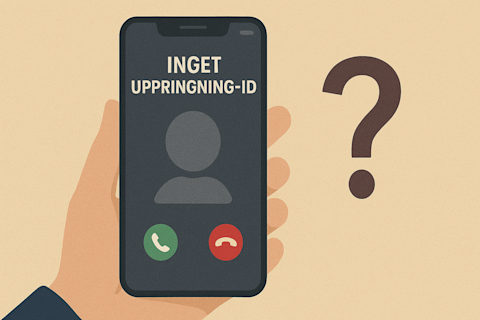 inget uppringnings-id