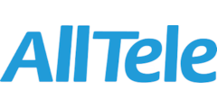Alltele logo no background