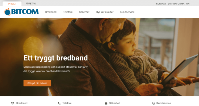 bild på bredband.bitcom.se