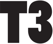F.d. internetleverantören T3s logotyp