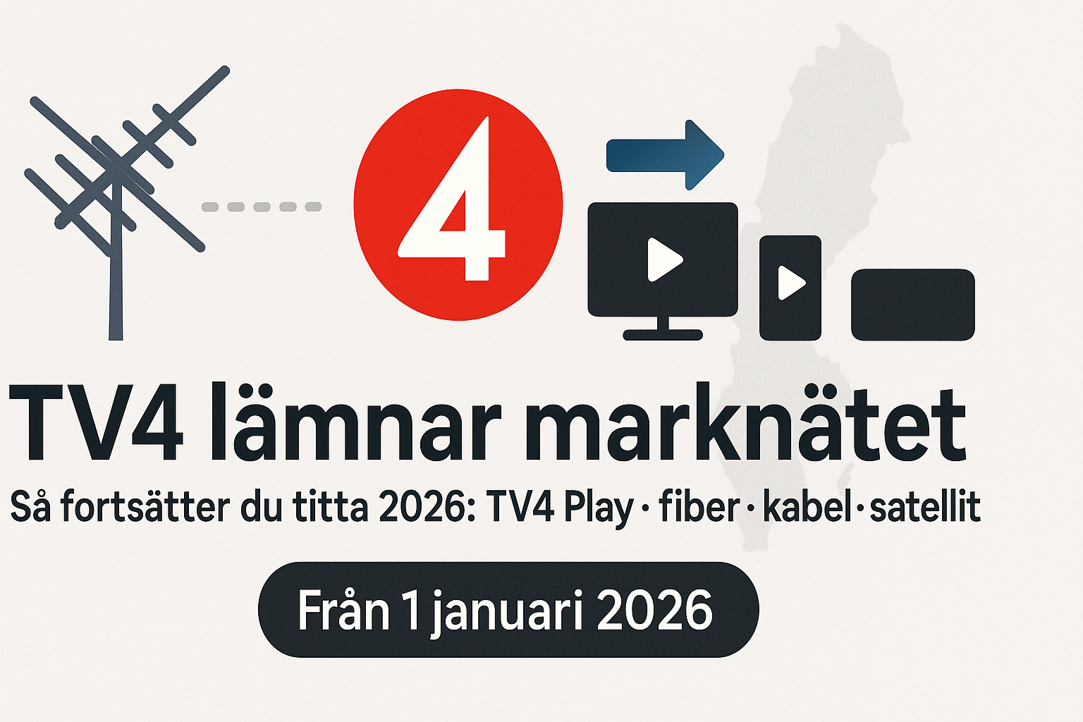 TV4 lämnar marknätet