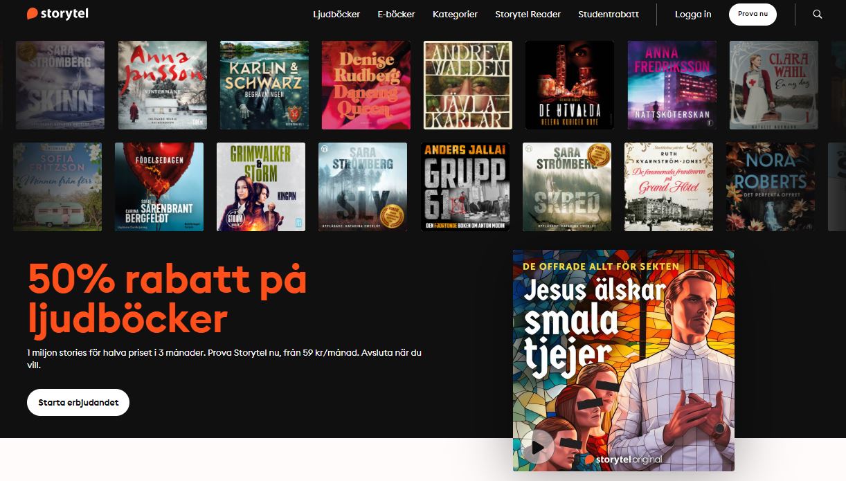 Storytel, Allt Du Behöver Veta - Bredbandsval.se