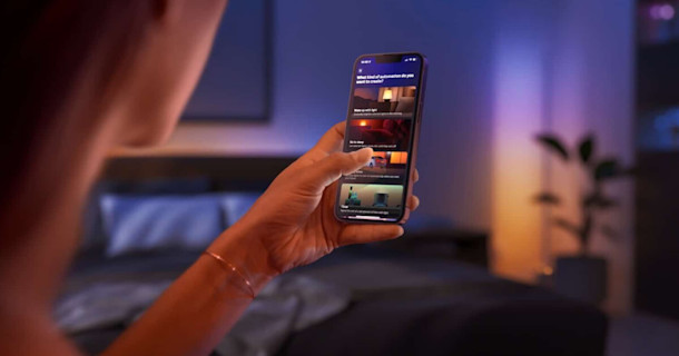 philips hue app (photo credit Philips)
